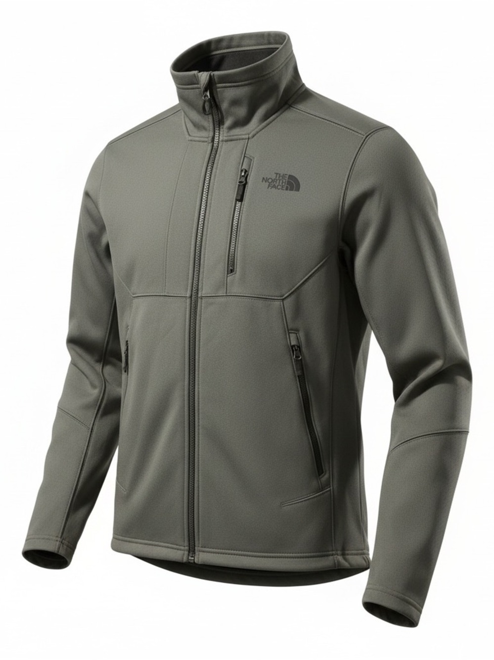 The North Face Men's Gray Softshell Performance Jacket